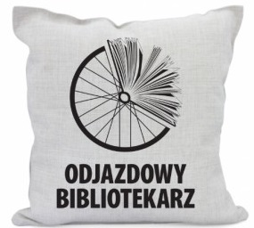 Poduszka lniana z nadrukiem - 50 zł